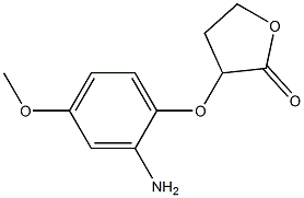 3-(2-amino-4-methoxyphenoxy)oxolan-2-one Struktur