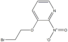 3-(2-bromoethoxy)-2-nitropyridine Struktur