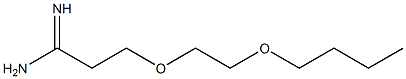 3-(2-butoxyethoxy)propanimidamide Struktur