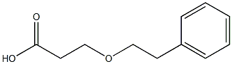 3-(2-phenylethoxy)propanoic acid Struktur