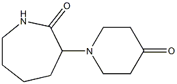 3-(4-oxopiperidin-1-yl)azepan-2-one Struktur