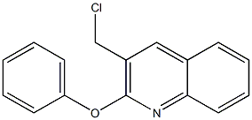 3-(chloromethyl)-2-phenoxyquinoline Struktur