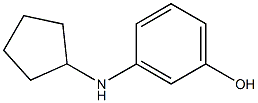 3-(cyclopentylamino)phenol Struktur