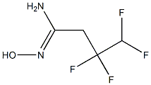 3,3,4,4-tetrafluoro-N'-hydroxybutanimidamide Struktur