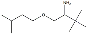 3,3-dimethyl-1-(3-methylbutoxy)butan-2-amine Struktur