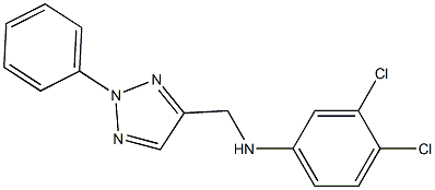 3,4-dichloro-N-[(2-phenyl-2H-1,2,3-triazol-4-yl)methyl]aniline Struktur