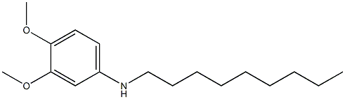 3,4-dimethoxy-N-nonylaniline Struktur