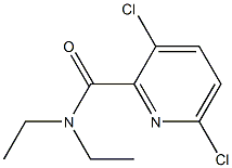 3,6-dichloro-N,N-diethylpyridine-2-carboxamide Struktur