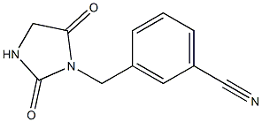 3-[(2,5-dioxoimidazolidin-1-yl)methyl]benzonitrile Struktur