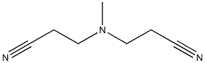 3-[(2-cyanoethyl)(methyl)amino]propanenitrile Struktur