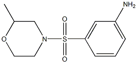 3-[(2-methylmorpholin-4-yl)sulfonyl]aniline Struktur