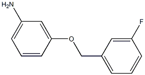 3-[(3-fluorobenzyl)oxy]aniline Struktur