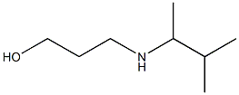 3-[(3-methylbutan-2-yl)amino]propan-1-ol Struktur