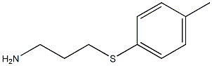 3-[(4-methylphenyl)thio]propan-1-amine Struktur