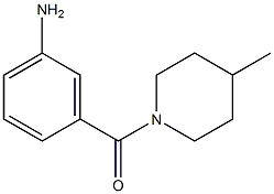 3-[(4-methylpiperidin-1-yl)carbonyl]aniline Struktur