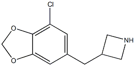 3-[(7-chloro-1,3-benzodioxol-5-yl)methyl]azetidine Struktur