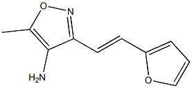 3-[(E)-2-(2-furyl)vinyl]-5-methylisoxazol-4-amine Struktur