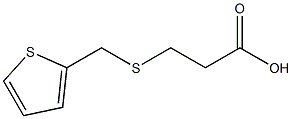 3-[(thien-2-ylmethyl)thio]propanoic acid Struktur