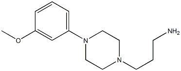 3-[4-(3-methoxyphenyl)piperazin-1-yl]propan-1-amine Struktur