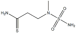 3-[methyl(sulfamoyl)amino]propanethioamide Struktur