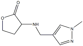 3-{[(1-methyl-1H-pyrazol-4-yl)methyl]amino}oxolan-2-one Struktur