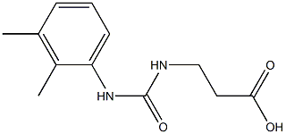 3-{[(2,3-dimethylphenyl)carbamoyl]amino}propanoic acid Struktur