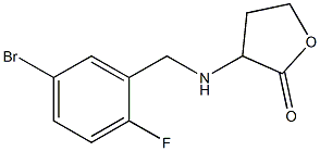 3-{[(5-bromo-2-fluorophenyl)methyl]amino}oxolan-2-one Struktur