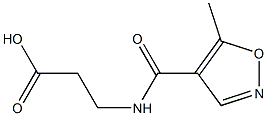 3-{[(5-methylisoxazol-4-yl)carbonyl]amino}propanoic acid Struktur