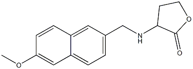 3-{[(6-methoxynaphthalen-2-yl)methyl]amino}oxolan-2-one Struktur