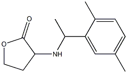 3-{[1-(2,5-dimethylphenyl)ethyl]amino}oxolan-2-one Struktur