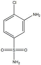 3-amino-4-chlorobenzene-1-sulfonamide Struktur