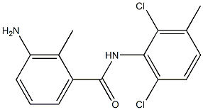 3-amino-N-(2,6-dichloro-3-methylphenyl)-2-methylbenzamide Struktur