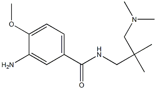 3-amino-N-{2-[(dimethylamino)methyl]-2-methylpropyl}-4-methoxybenzamide Struktur