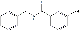 3-amino-N-benzyl-2-methylbenzamide Struktur