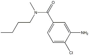 3-amino-N-butyl-4-chloro-N-methylbenzamide Struktur