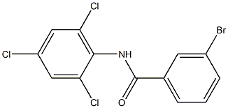 3-bromo-N-(2,4,6-trichlorophenyl)benzamide Struktur