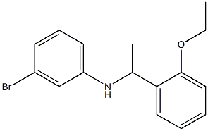 3-bromo-N-[1-(2-ethoxyphenyl)ethyl]aniline Struktur