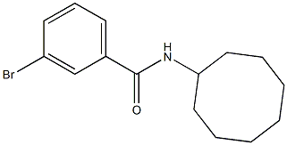 3-bromo-N-cyclooctylbenzamide Struktur