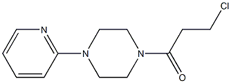 3-chloro-1-[4-(pyridin-2-yl)piperazin-1-yl]propan-1-one Struktur