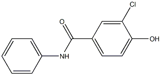 3-chloro-4-hydroxy-N-phenylbenzamide Struktur