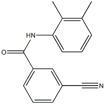 3-cyano-N-(2,3-dimethylphenyl)benzamide Struktur