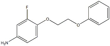 3-fluoro-4-(2-phenoxyethoxy)aniline Struktur