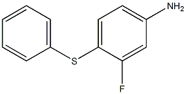 3-fluoro-4-(phenylsulfanyl)aniline Struktur