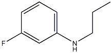 3-fluoro-N-propylaniline Struktur