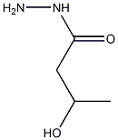 3-hydroxybutanehydrazide Struktur