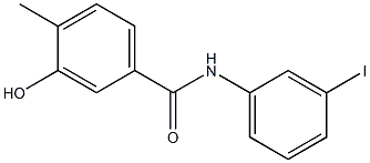 3-hydroxy-N-(3-iodophenyl)-4-methylbenzamide Struktur