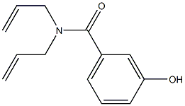 3-hydroxy-N,N-bis(prop-2-en-1-yl)benzamide Struktur