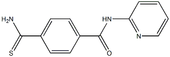 4-(aminocarbonothioyl)-N-pyridin-2-ylbenzamide Struktur