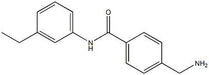 4-(aminomethyl)-N-(3-ethylphenyl)benzamide Struktur