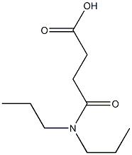 4-(dipropylamino)-4-oxobutanoic acid Struktur